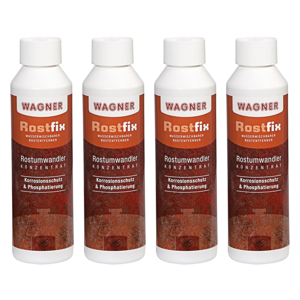 Rust Converter Rust Remover Tank Wagner 4 x 250 ml Rust Rust Remover Rust Remover