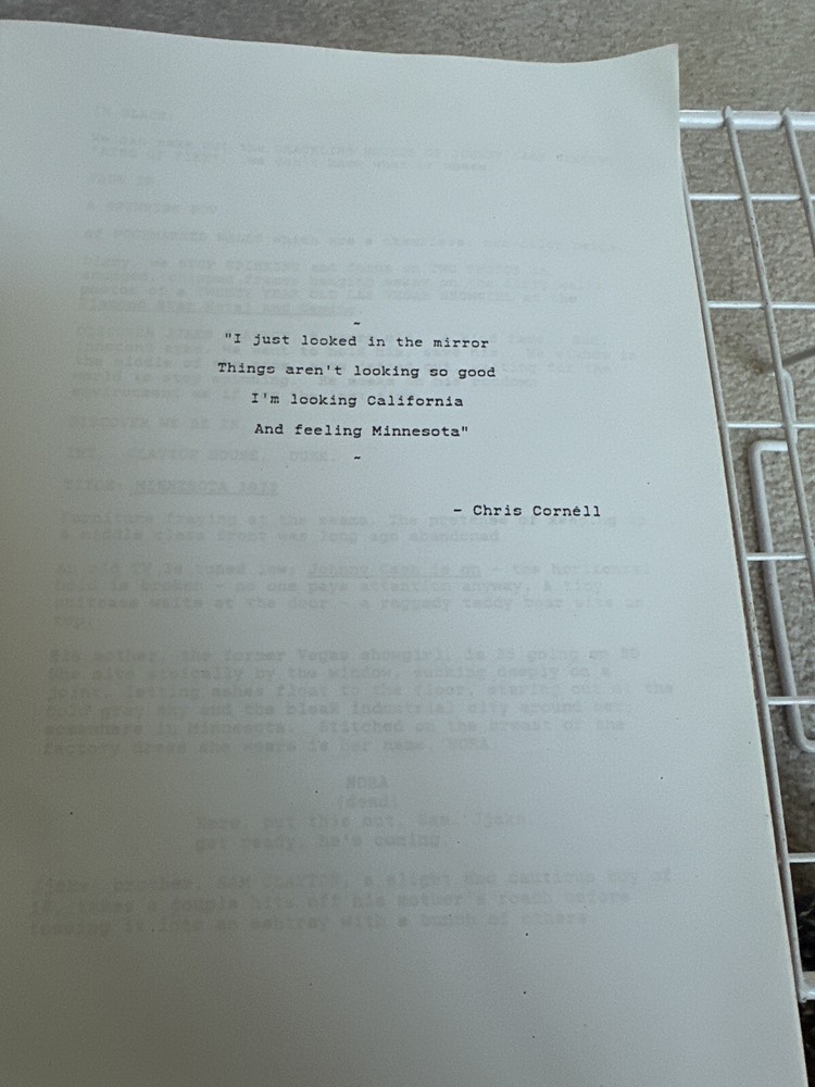 Feeling Minnesota Screenplay Revision 04/1993