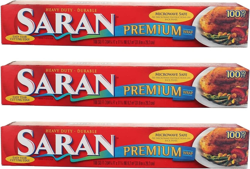Saran Premium Plastic Wrap, Ft ()