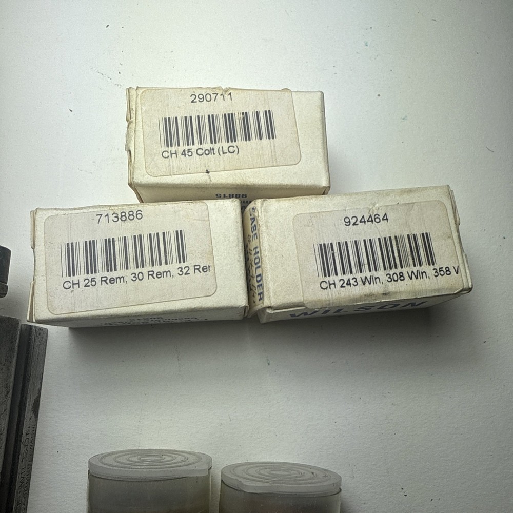 L E Wilson Case Trimmer with shell holders