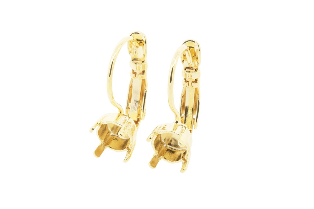 6mm | Classic Drop DIY Earring Bases |(EE 2)