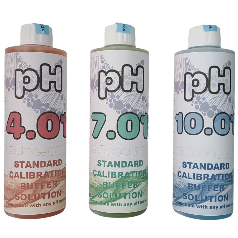 pH Standard Calibration Buffer Solution for pH Meter (pH 4-7-10 USA Series)