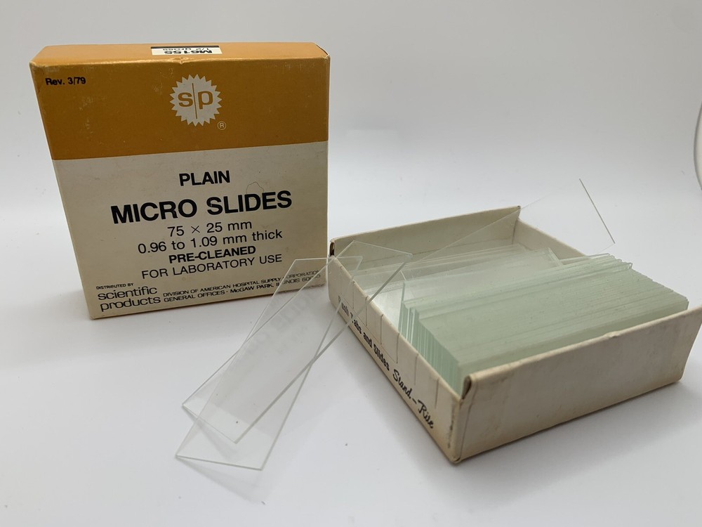 Microscope Slides, Vintage