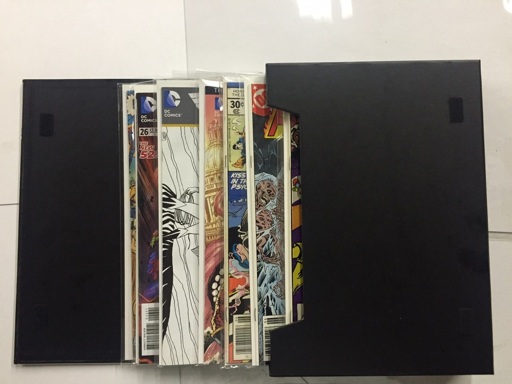 3 Mini Comic Book Carry On Storage Box Portfolio Carrying Case