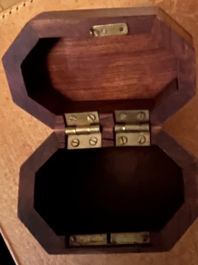 Vintage Foreside 3pc Solid Wood Locking Keepsake Boxes Brass Trim Nesting w/ Key