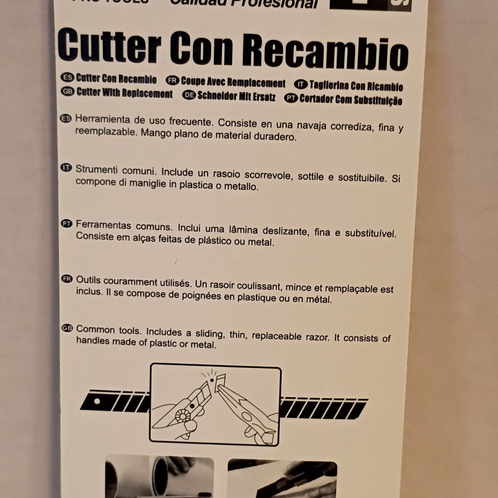 4 Wagtail Pro Tools Utility Knife Cutter with Replacement Blade Model 972376