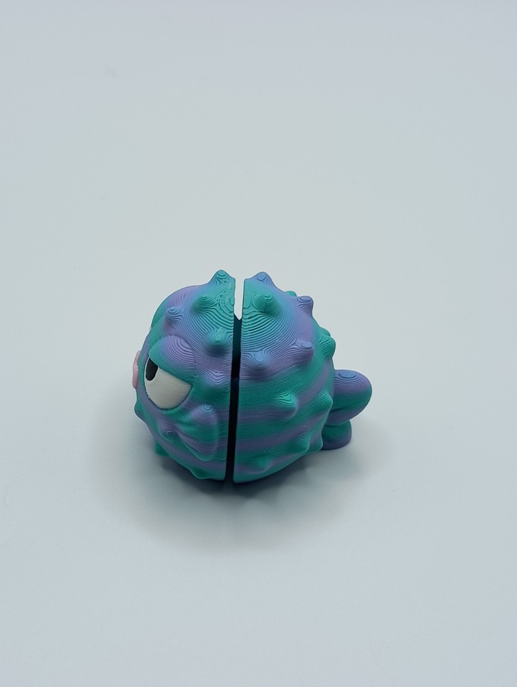 3D Printed Jiggle Pet Grumpy Puffer Fish