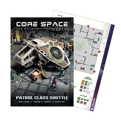 Battle Systems Core Space Patrol Class Shuttle Sci-fi Space terrain