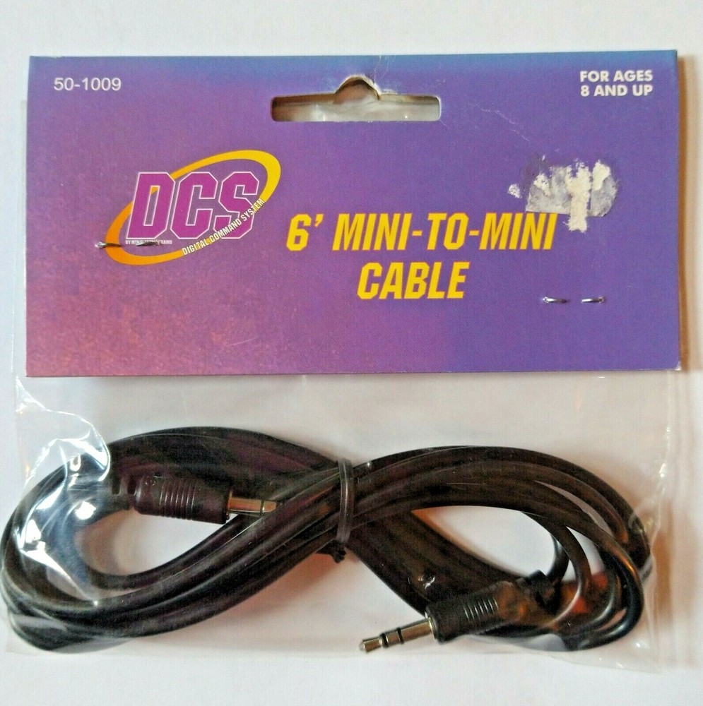 MTH DCS 6' Mini-to-Mini Cable #50-1009 ~ TS