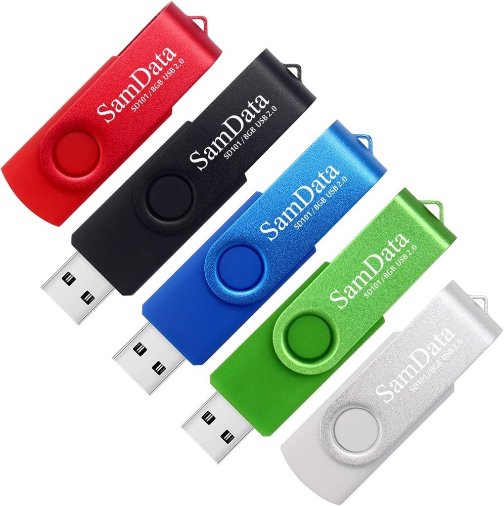 High-Performance 8GB USB Flash Drives 5 Colors - Reliable Data Backup Solutions