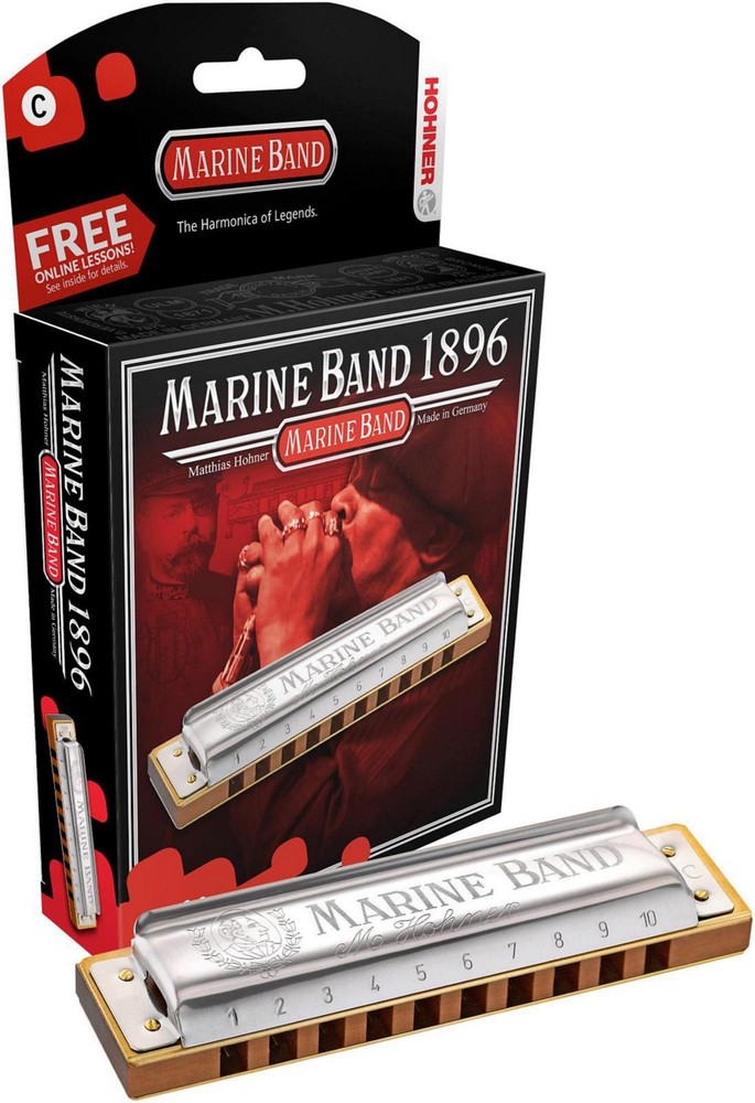 Hohner 1896 Marine Band Harmonica C#