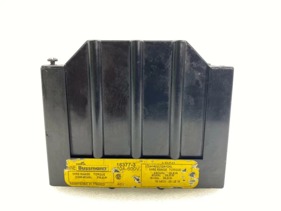 FOR BUSSMANN 16377-3 Power Distribution Block