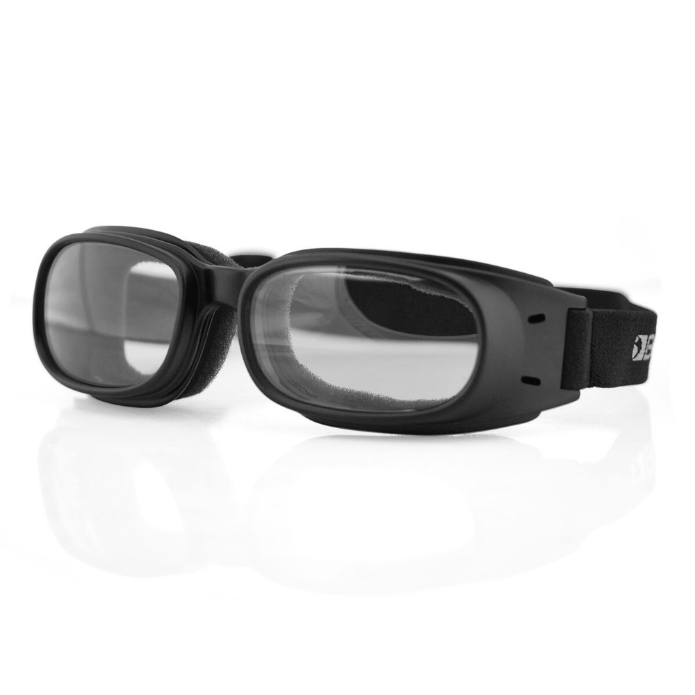 Bobster® Piston Matte Black Frame Clear Lens