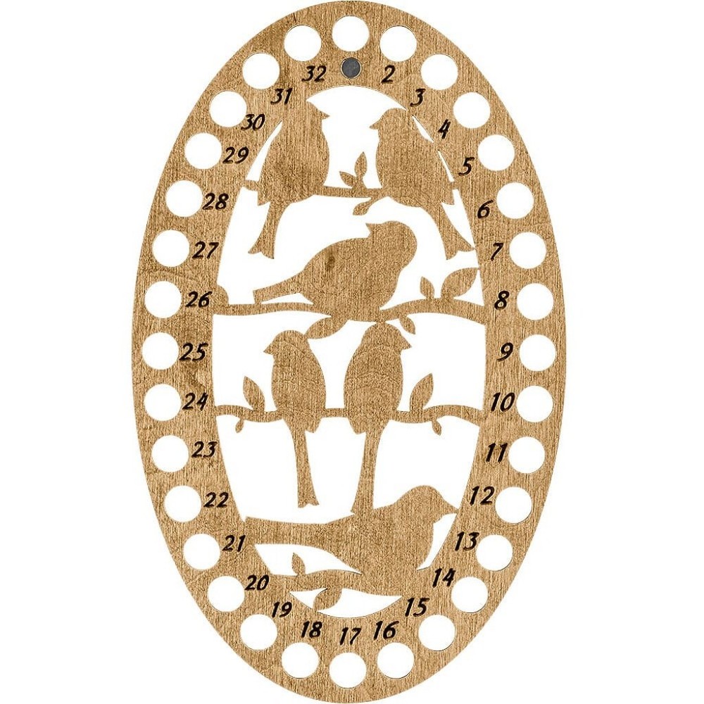 Plywood Thread Organizer Floss Organizer