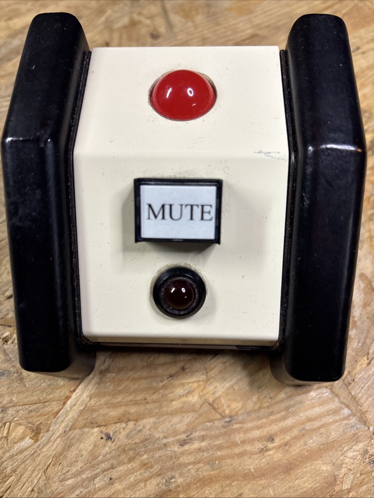 Custom Wooden Red Mute Button