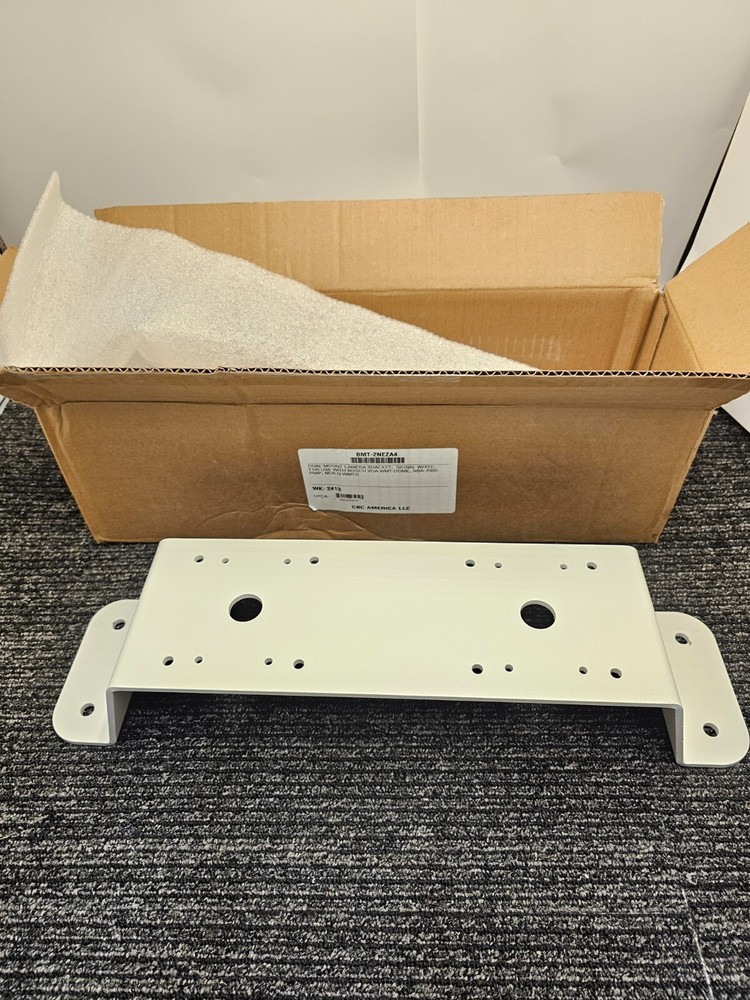 Broadsight Systems BMT-2NEZA4 Dual Mount Camera Bracket; Signal White
