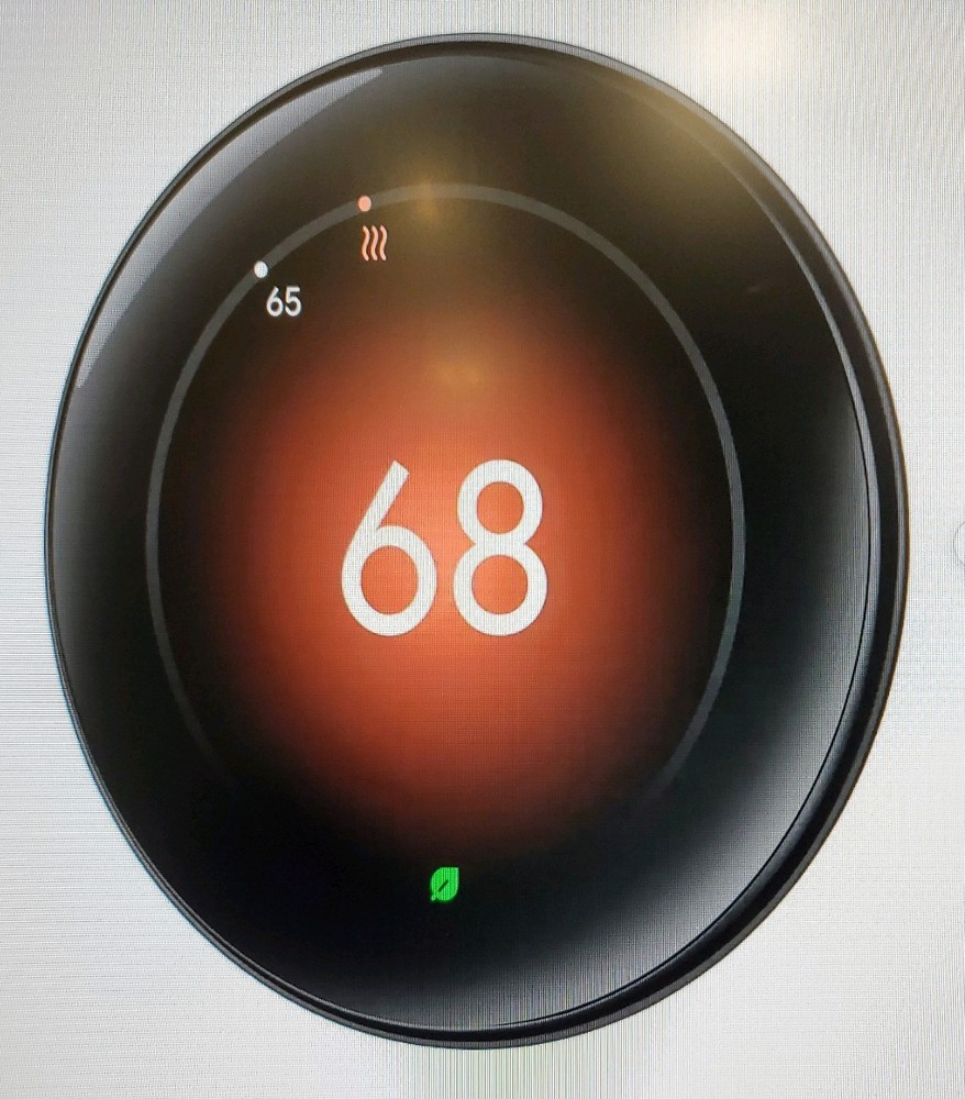Google - Nest Learning Thermostat 4th Gen with Temperature Sensor Obsidian