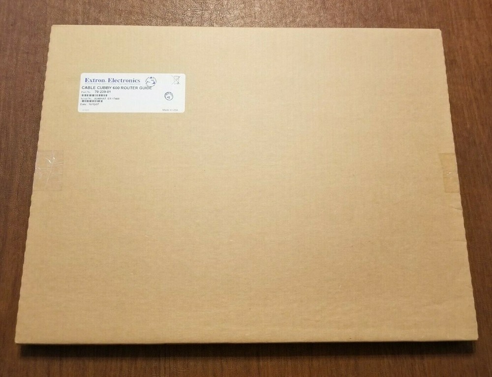 EXTRON ELECTRONICS #70-239-01 KTS, CABLE CUBBY600 Router Guide – NEW