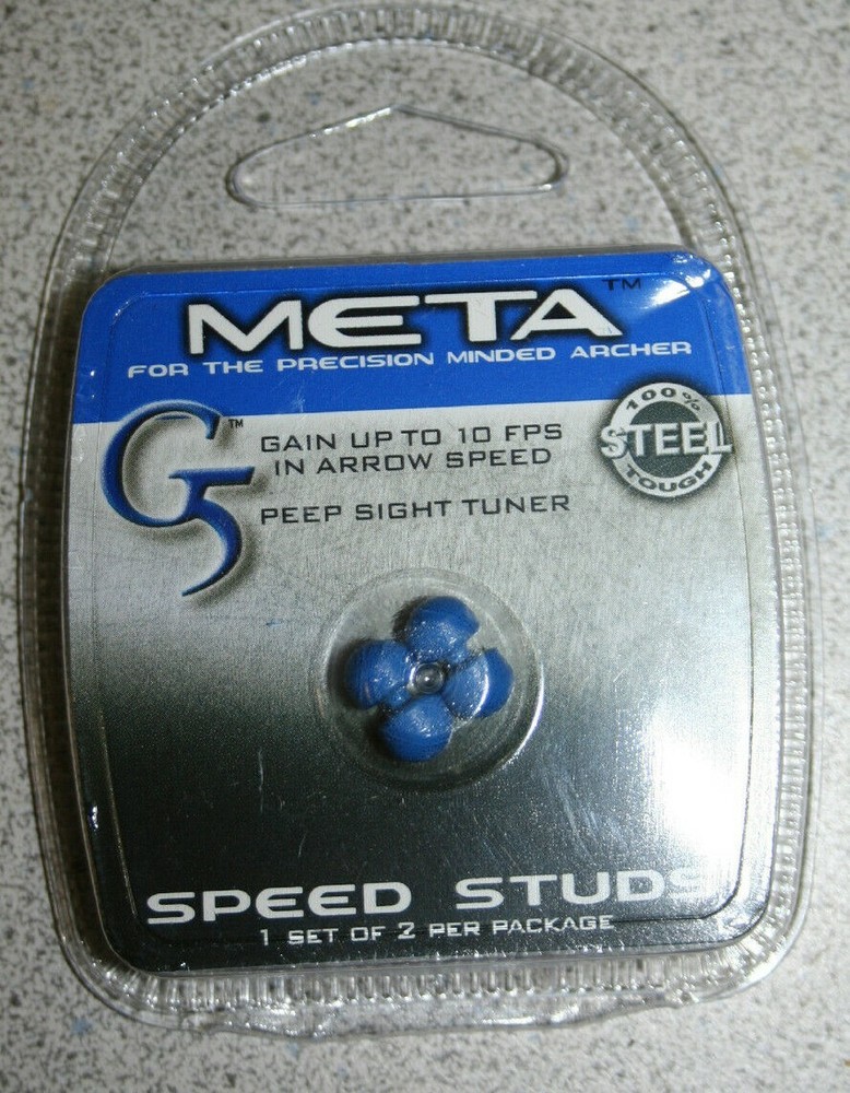 1055 New In Package G5 Meta Bow Speed Studs 185, 2 Pack