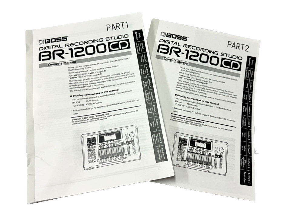 Boss BR-1200CD Digital Recording Studio Used, Power-Tested & Fully Functional