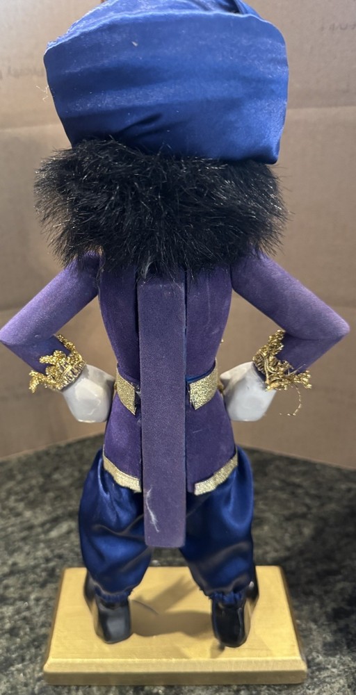 Rare Arabian Dancer Nutcracker On Wide Base With Plaque Nutcracker Ballet