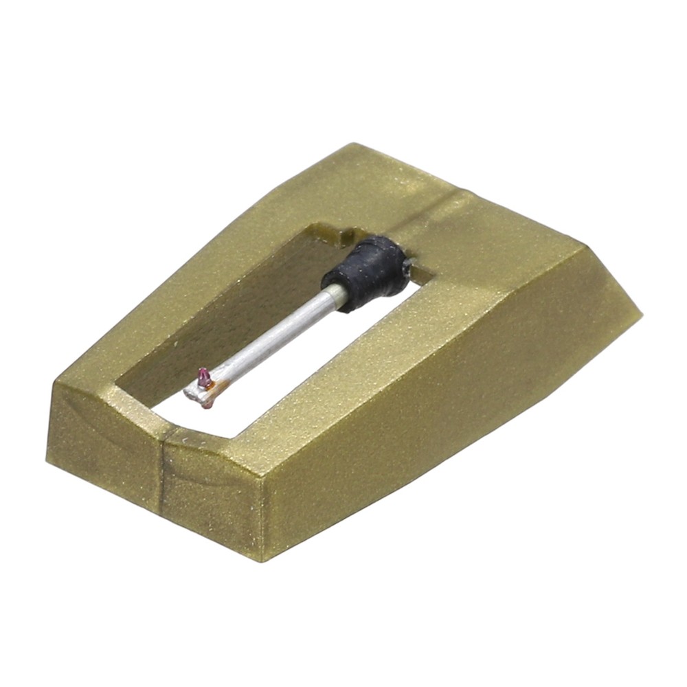 1 Pack Record Player Needle, Turntable Replacement Diamond Record Needle, Gold