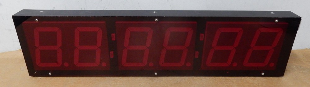 DENECKE IN TC MAXI/6 Six Digit Studio Time Code Reader - No AC Adapter