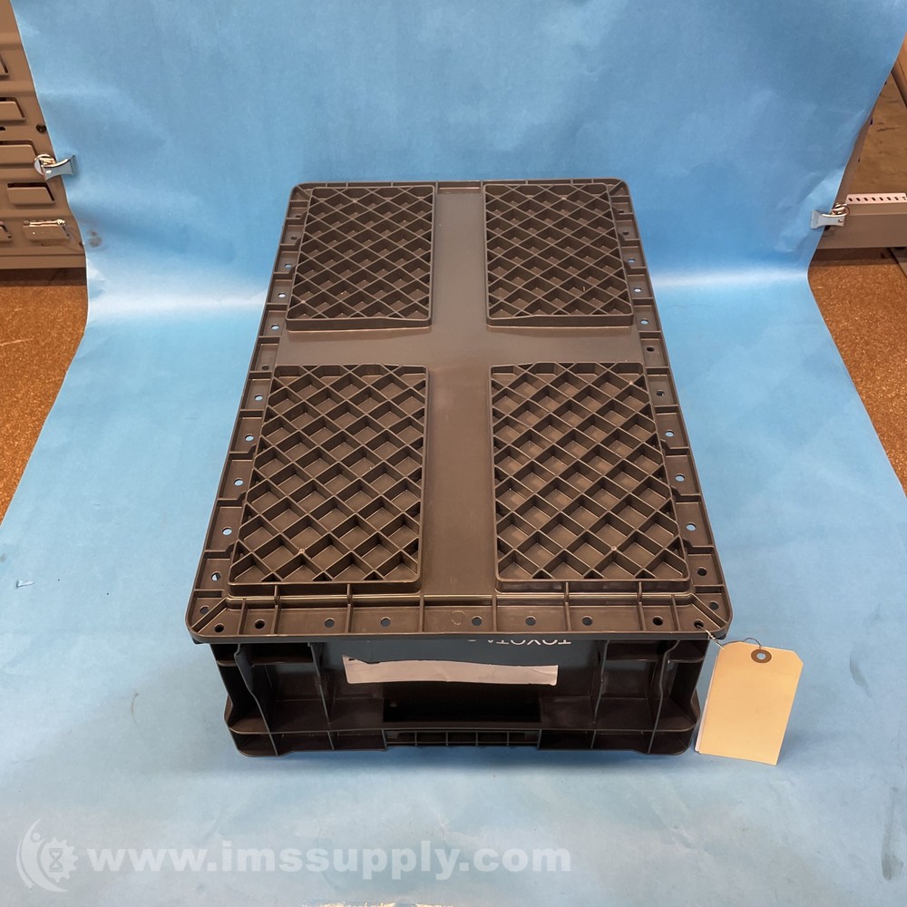 Gray Stacking Tote Storage Bin USIP