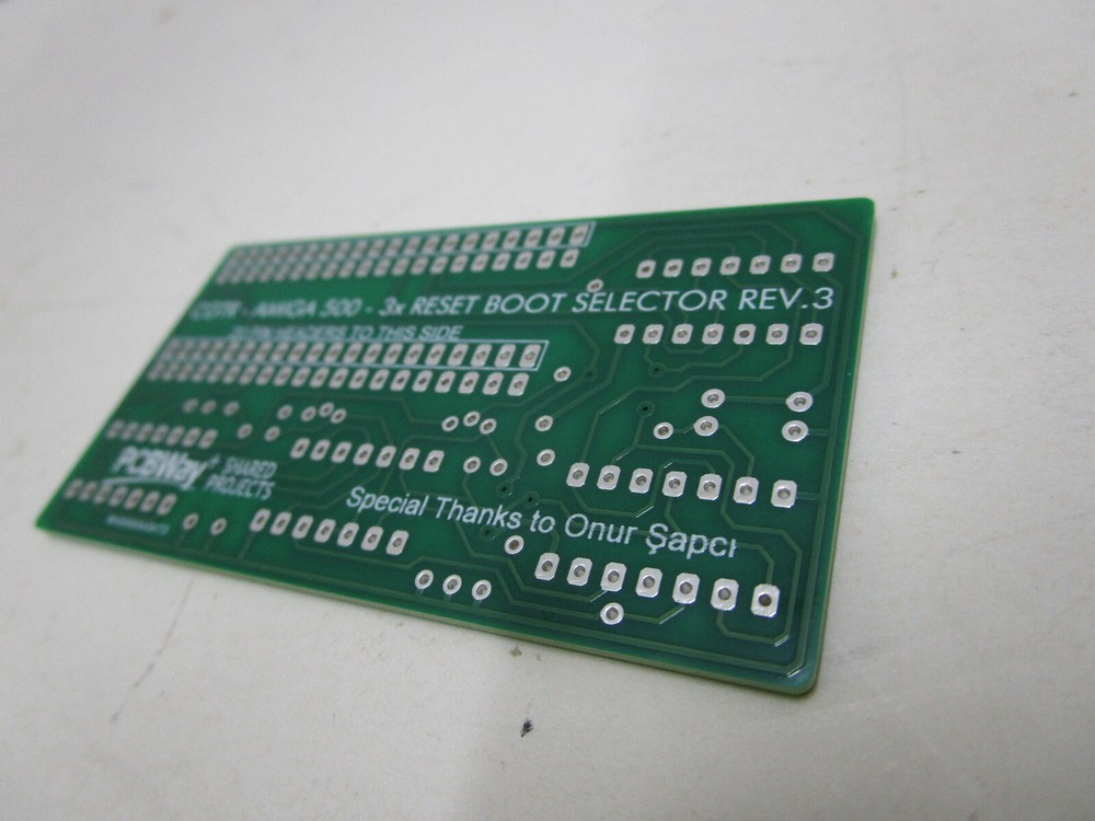 AMIGA SWITCHLESS BOOT DRIVE SELECTOR PCB DF0 DF1 REV3 FOR COMMODORE AMIGA