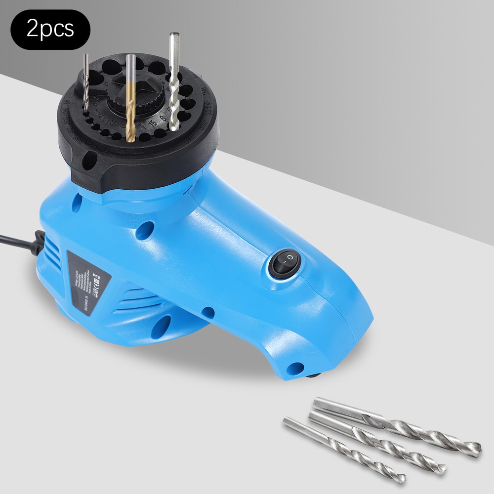 2-Pack Drill Bit Sharpener For Twist Bits Drill Bit Sharpening Tool 1350RPM 130°