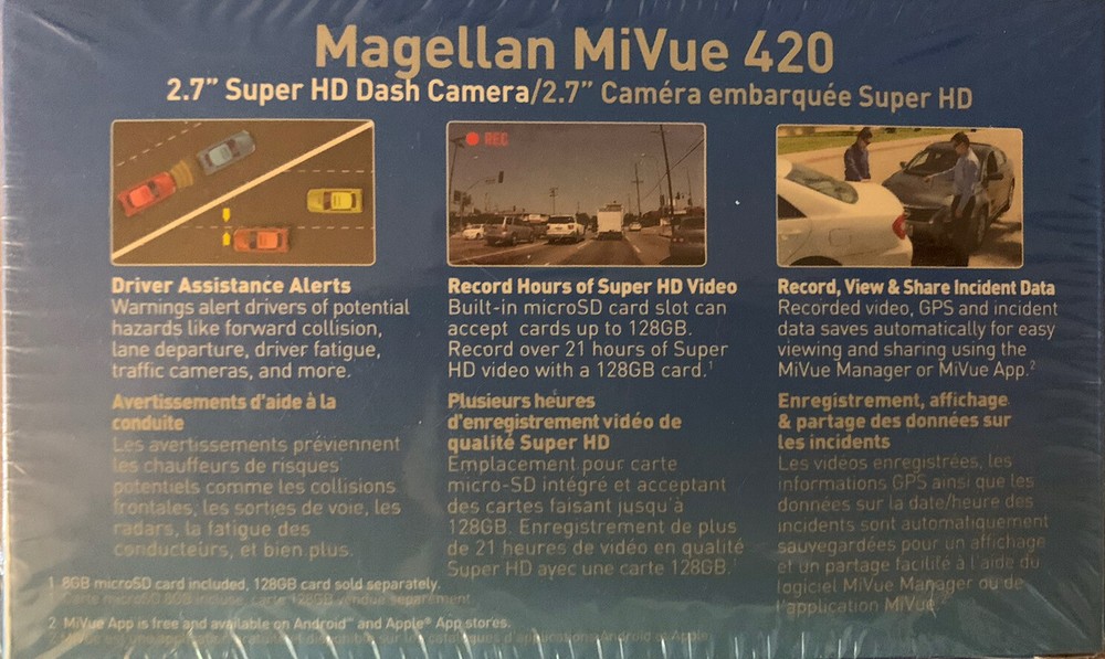NEW Magellan 1080P Plus Super HD Dash Camera with Enhanced Low Light Performance