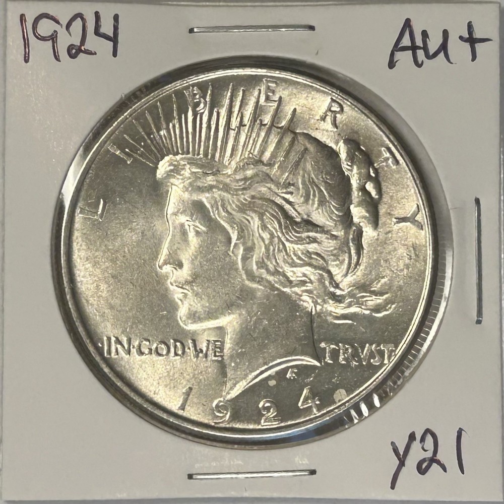 1924 Peace Silver Dollar Coin