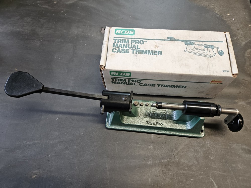 RCBS TrimPro Case Trimmer with Pilots & Deburring Tool Reloading