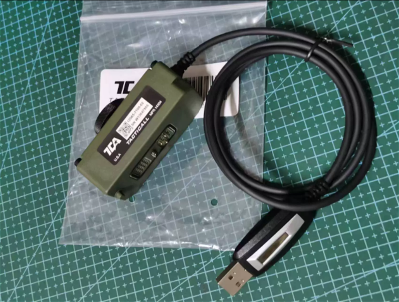 US NOW! 1PC TCA/PRC-152A Programming Cable Write Frequency Line Black Data Cable