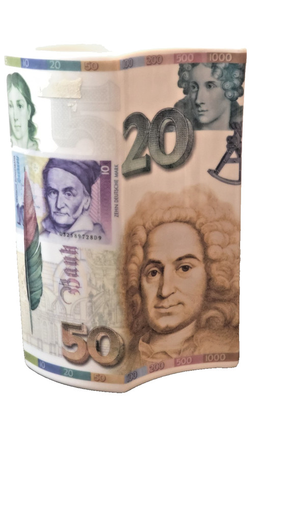 Bradford Editions Limited Banknotes Pattern Vase. 2002