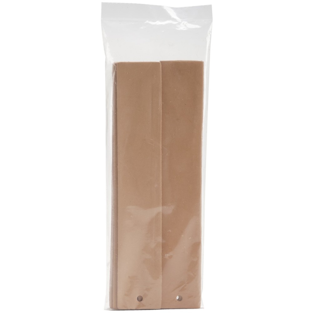 Leather Bookmarks 7"X1.25" 8/Pkg