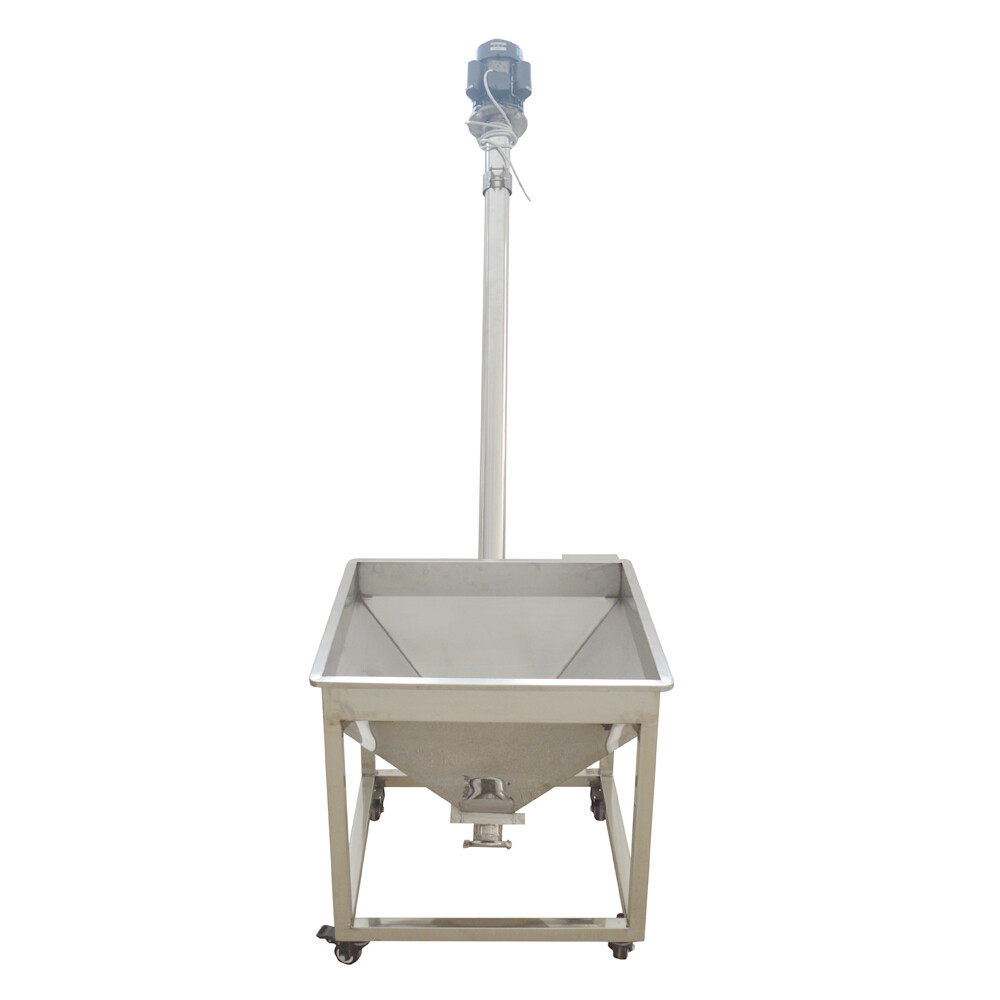 Spring Granule Conveying Feeder 220V Screw Loader Hopper Feeding Machine