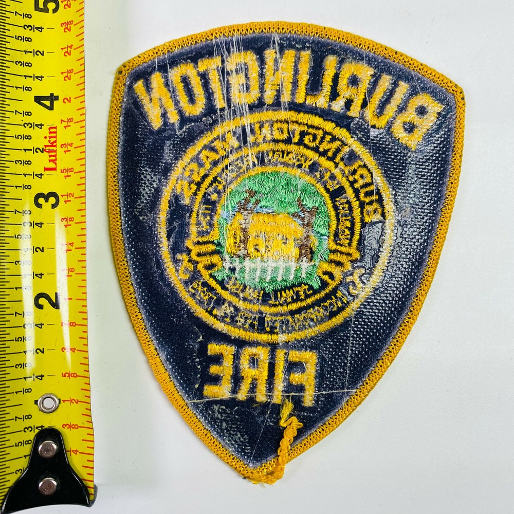 Burlington Fire Middlesex County Massachusetts MA Patch H9