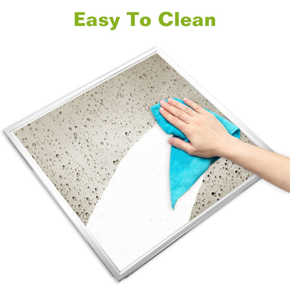 4 Packs 2x2FT White LED Flat Panel Light 48W 7500K Drop Ceiling Light Daylight