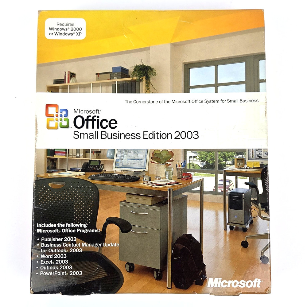 Microsoft Office 2003 Small Business Edition New Sealed OEM Authentic