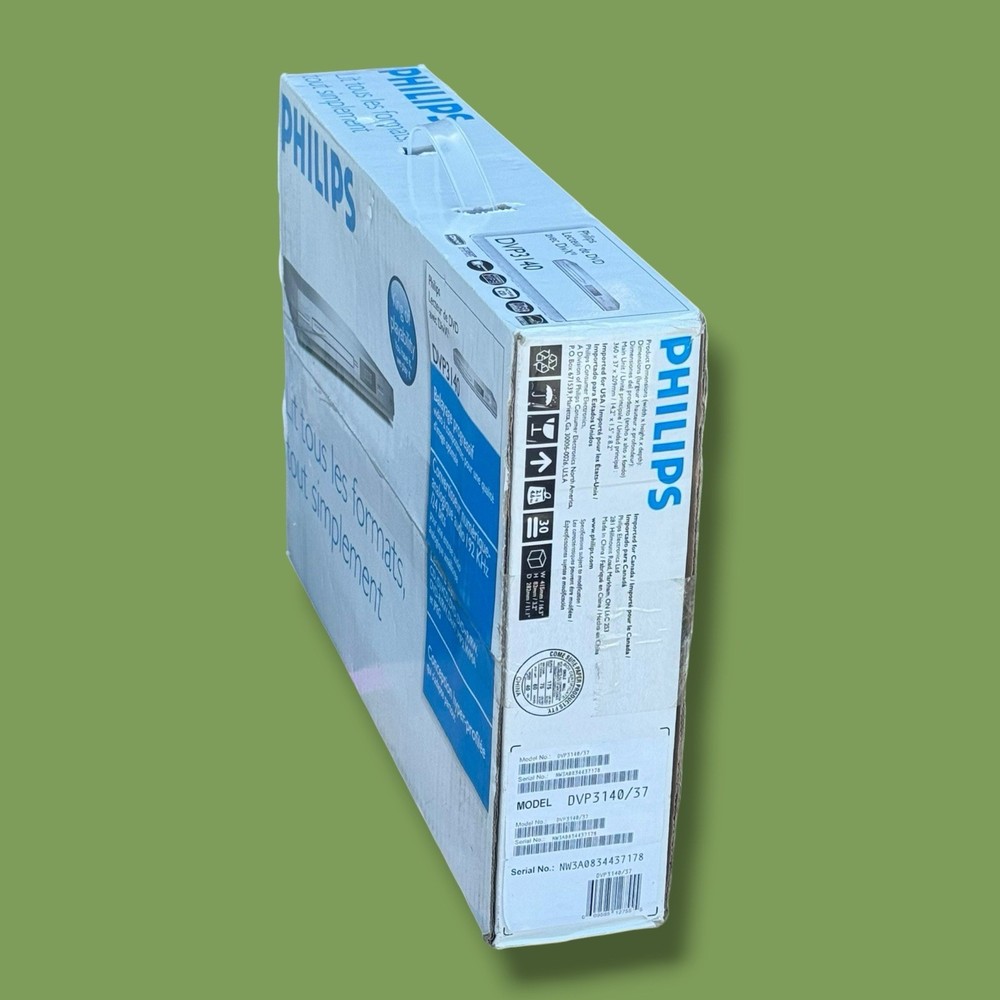 Philips DVP3140 Progressive Scan DVD Player *SEALED