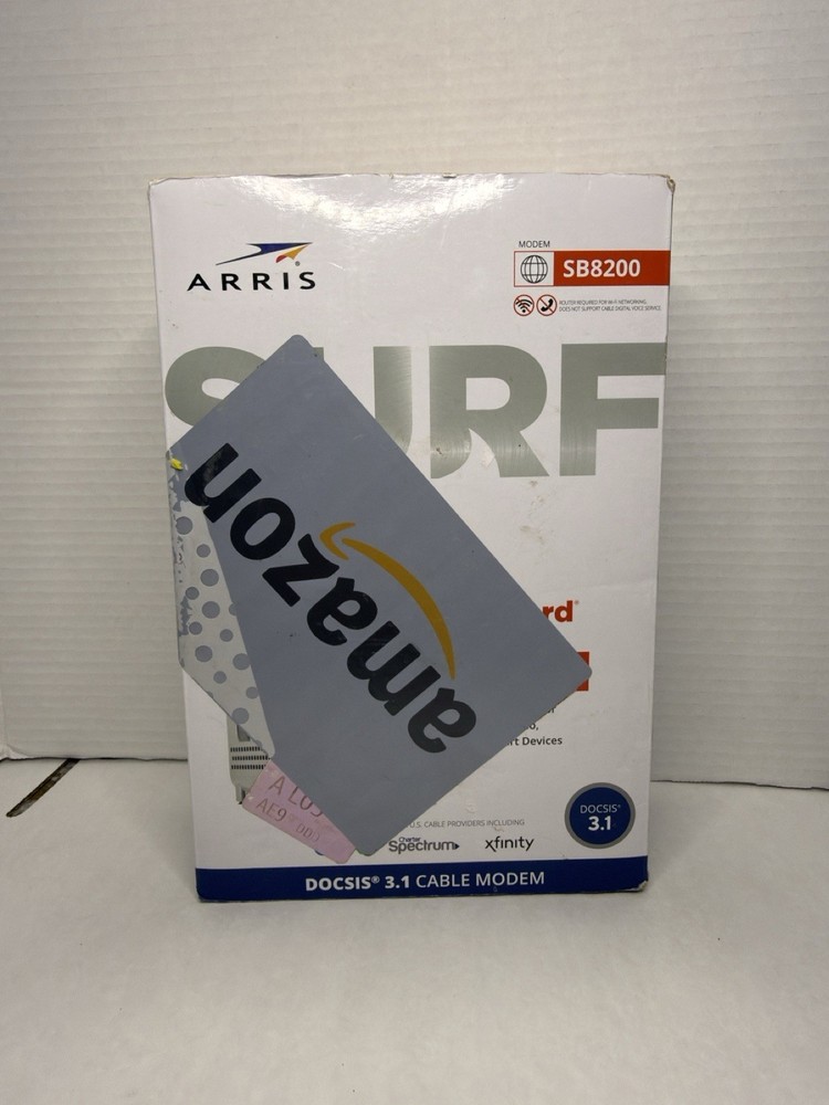ARRIS SURFboard SB8200 DOCSIS 3.1 Cable Modem 2 Gbps (New Open Box)