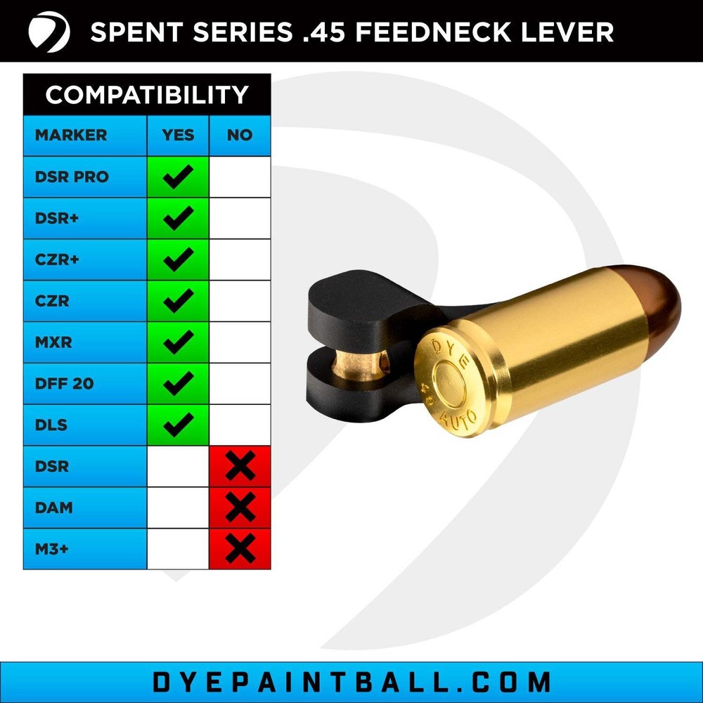 Dye Feedneck Lever - Spent Series .45