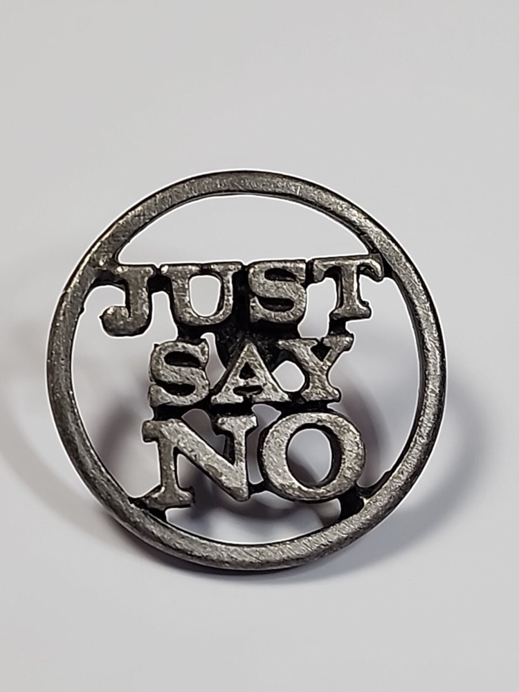 Just Say No Lapel Pin Drug Awareness Program