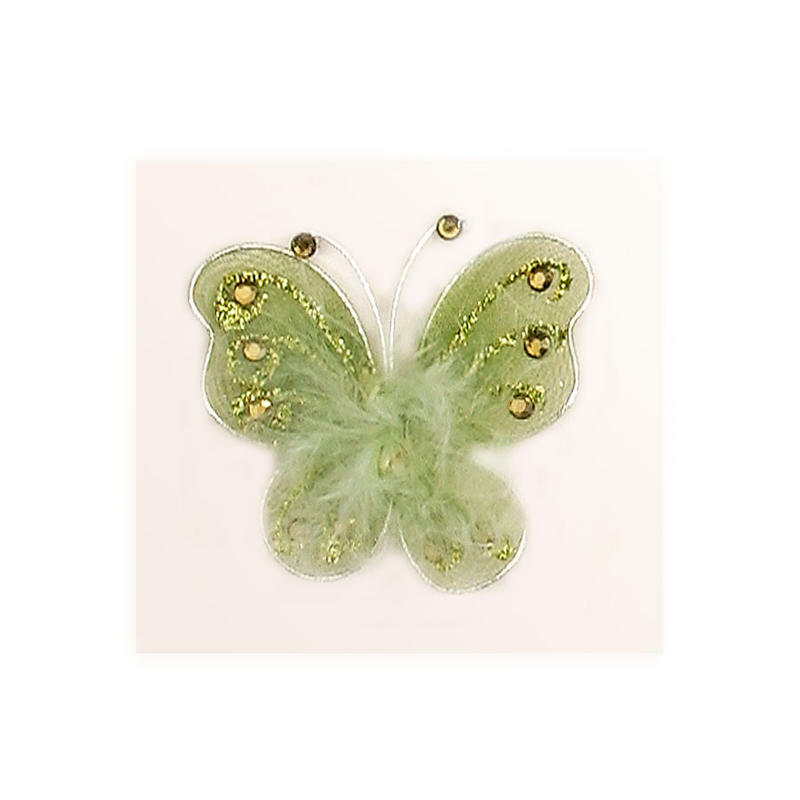 Bulk Sage Green Nylon Butterflies | 200 Pieces