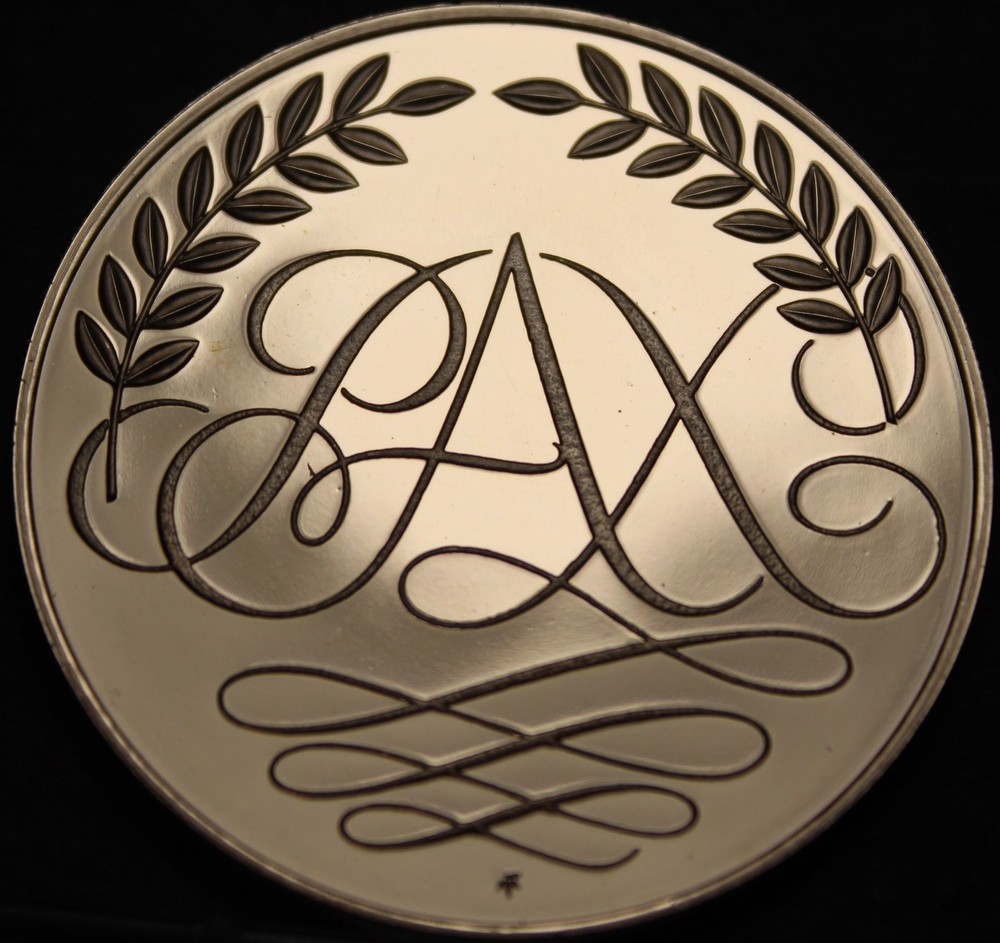 Solid Bronze Proof Franklin Mint Medallion~Peace On Earth And Goodwill~Fr/Ship