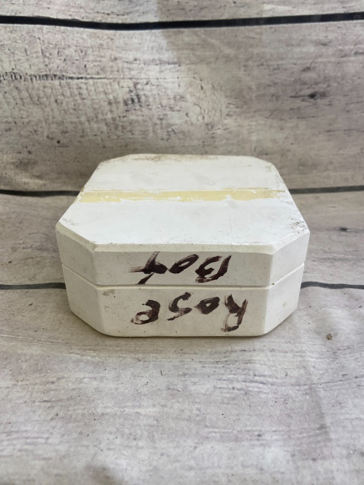 Byron Ceramic Casting Mold Designer Rose Box #BH-1153