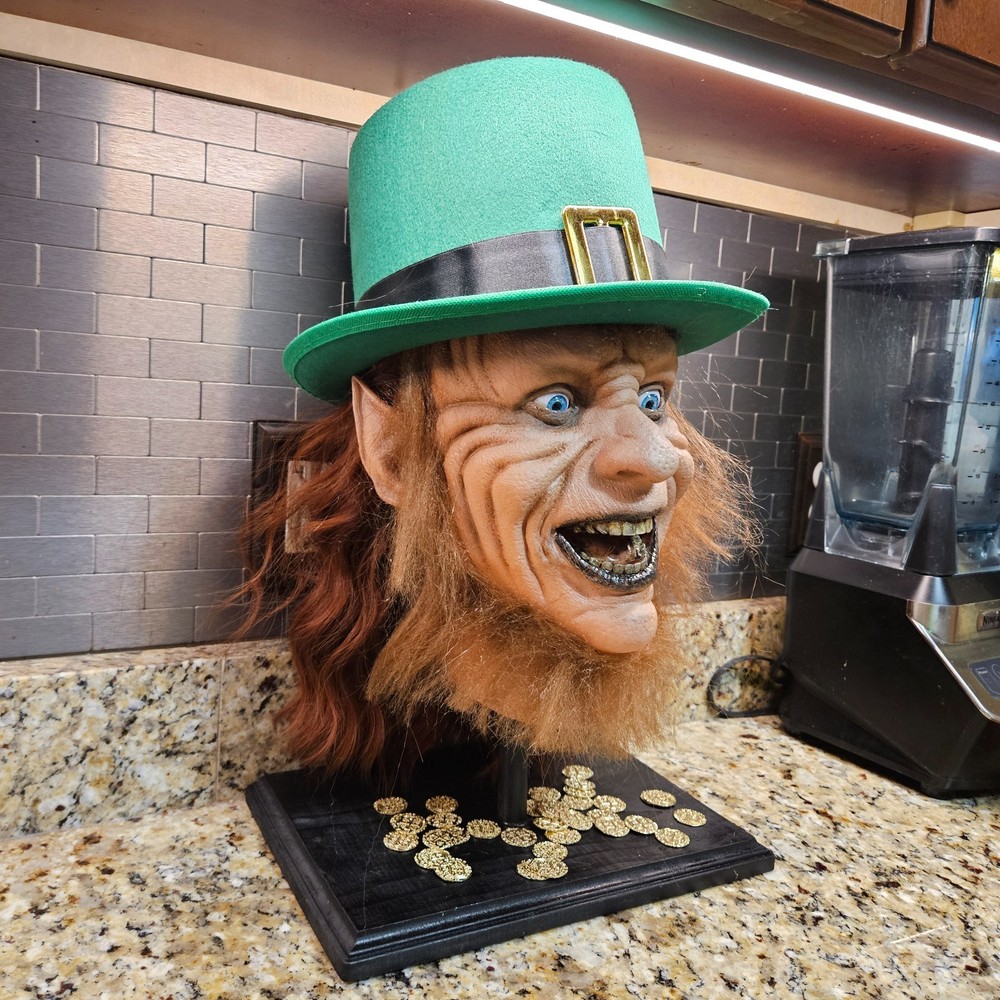 LEPRECHAUN Warwick Davis head bust life sized