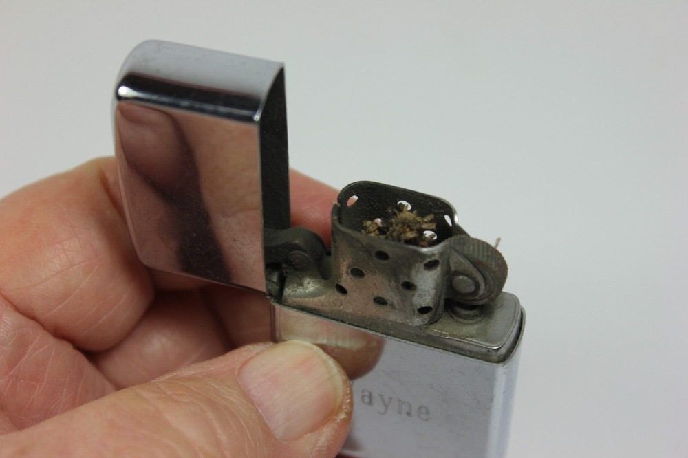 Vintage 1984 ZIPPO Personalized Name WAYNE Cigarette Lighter