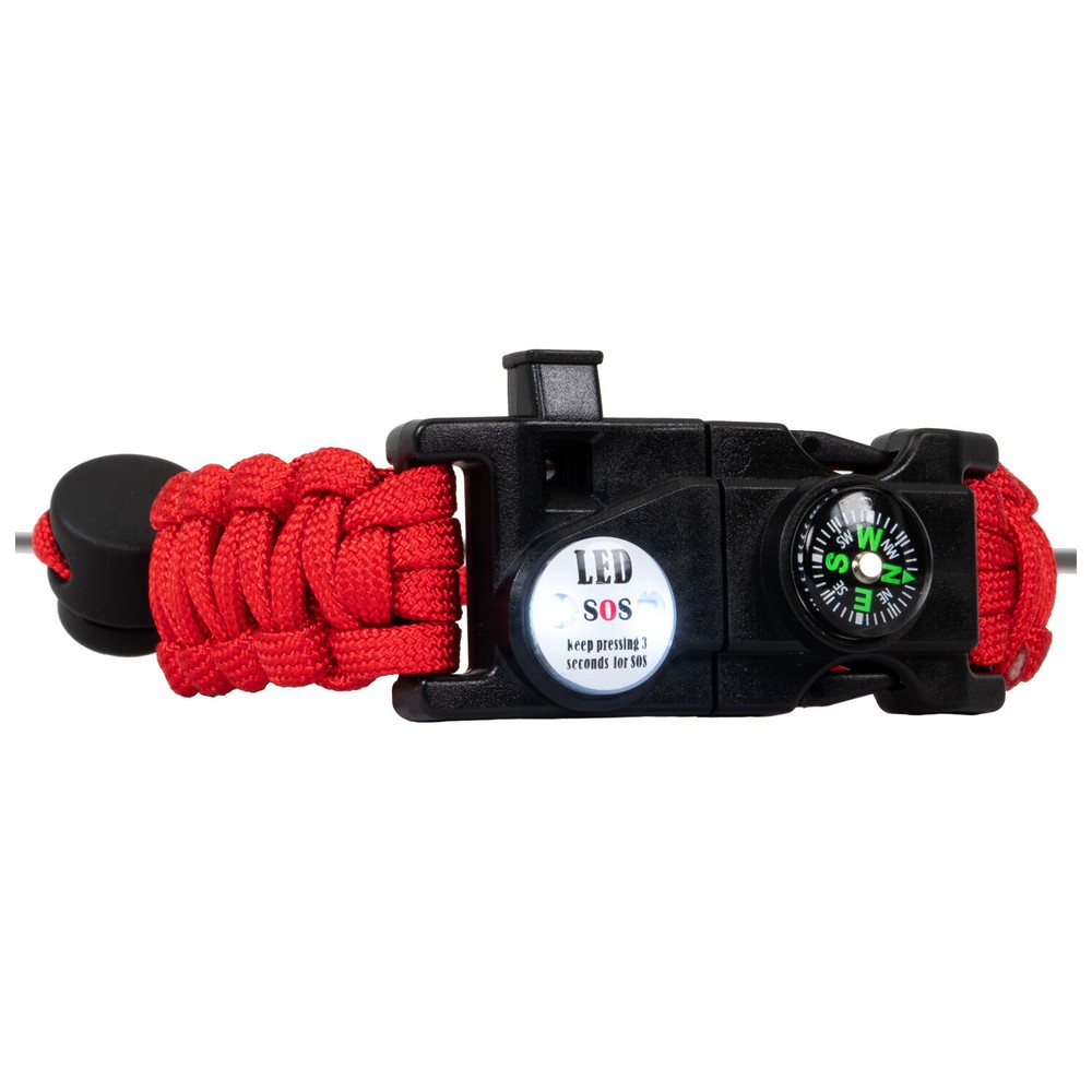 Deco Gear Tactical Gift Set - Pen, Flashlight, Survival Bracelets, Dome Light